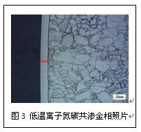 不銹鋼離子氮碳共滲金相照片