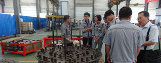 豐東關(guān)聯(lián)企業(yè)來濰坊豐東熱處理參觀考察